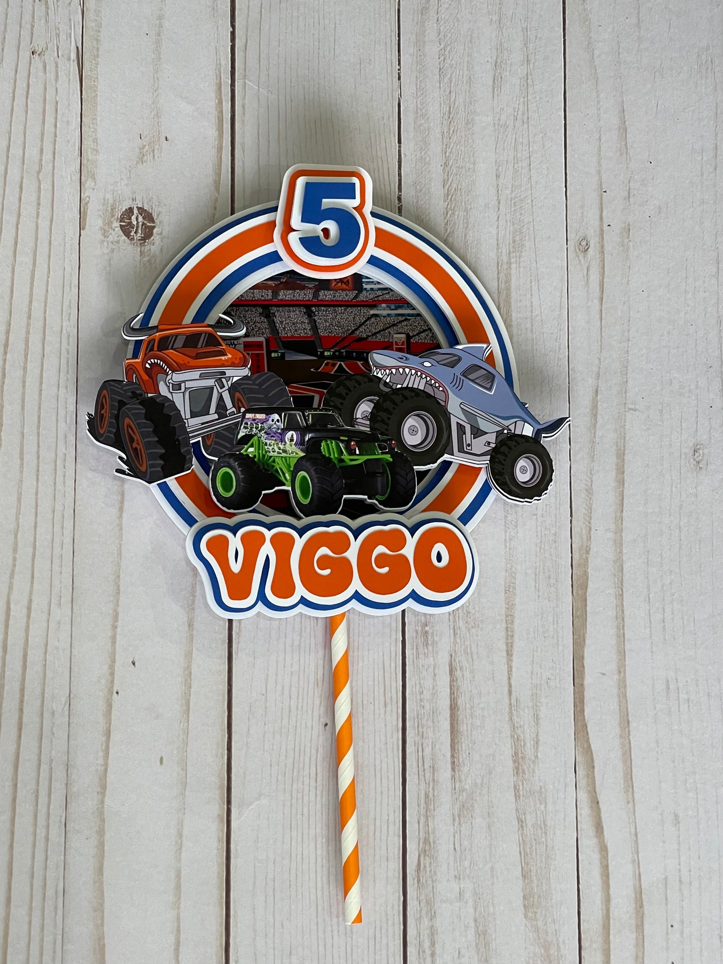 Monster Truck Cake Topper