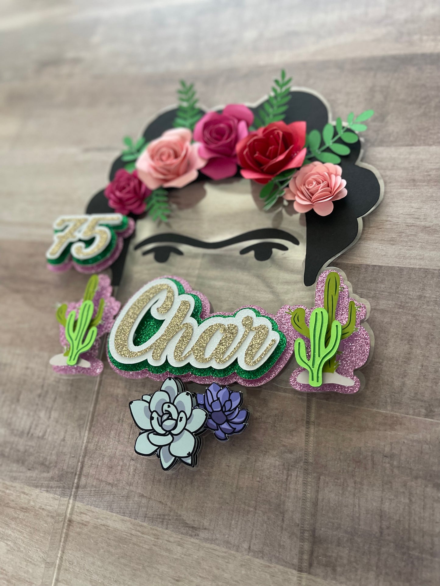 Frida Kahlo Cake Topper