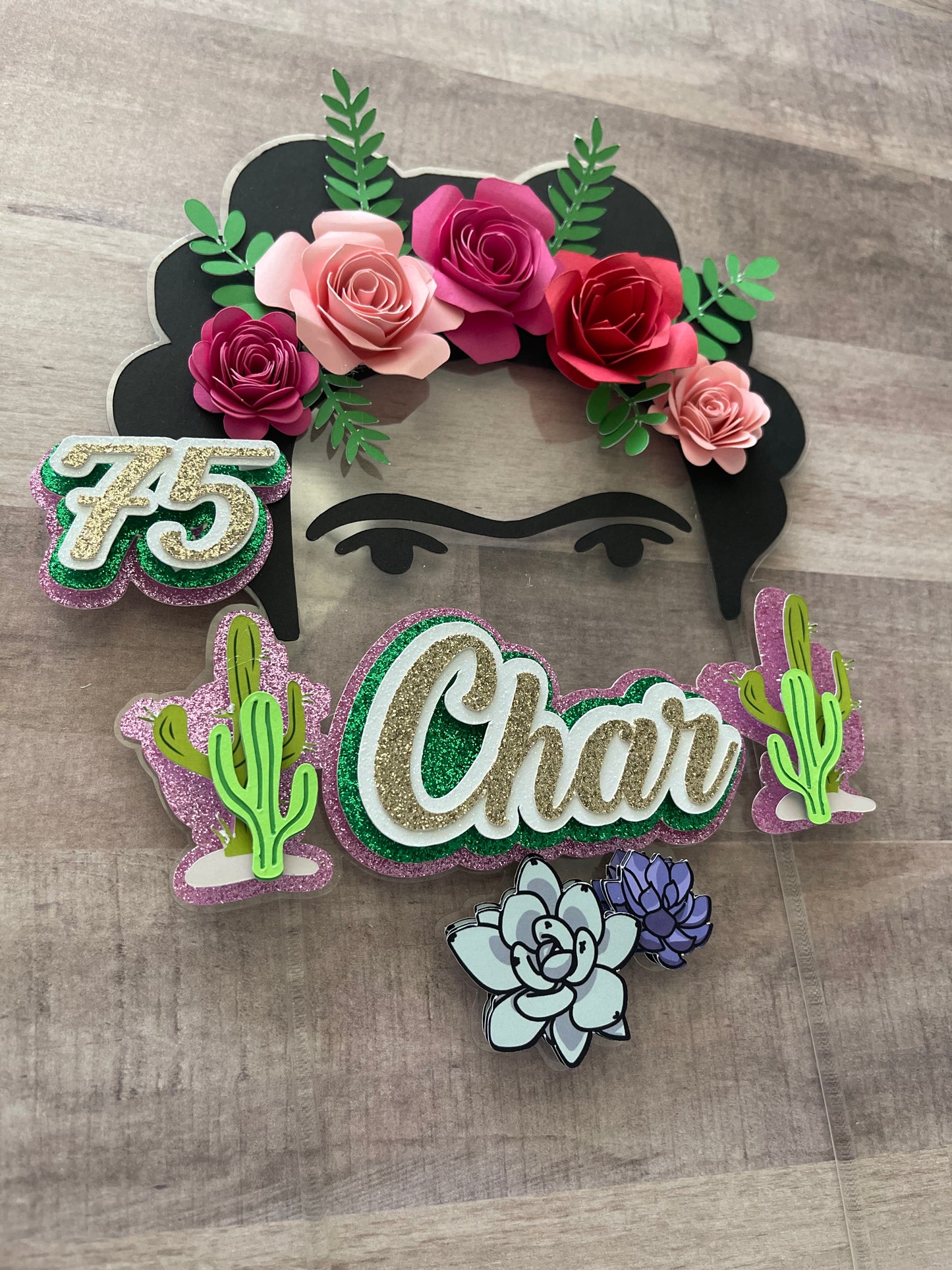 Frida Kahlo Cake Topper