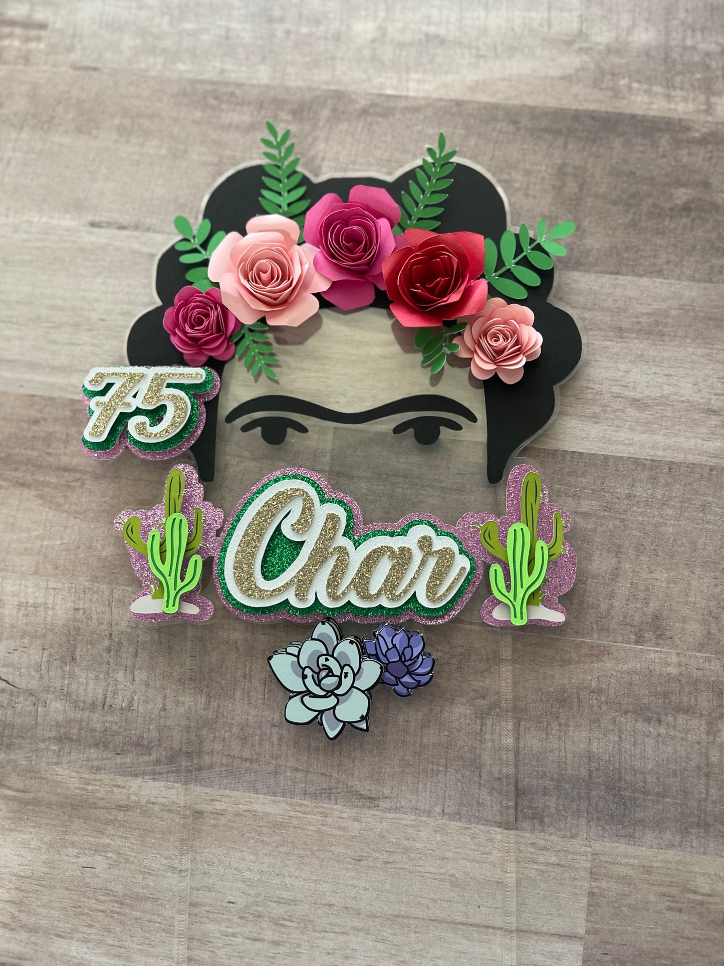 Frida Kahlo Cake Topper