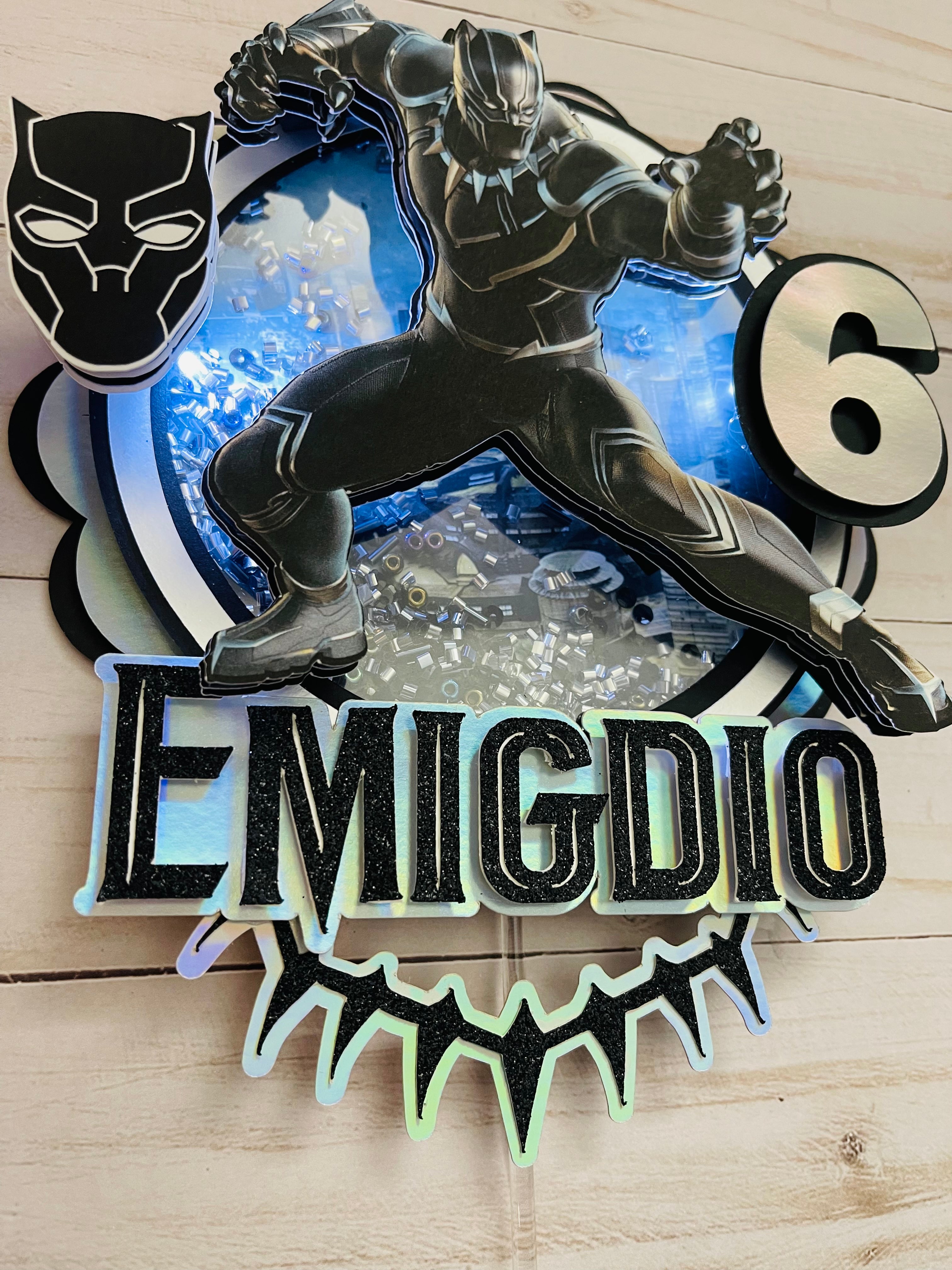 Black Panther | Sweet Tops - Personalised, Edible Cake Toppers and Gifts
