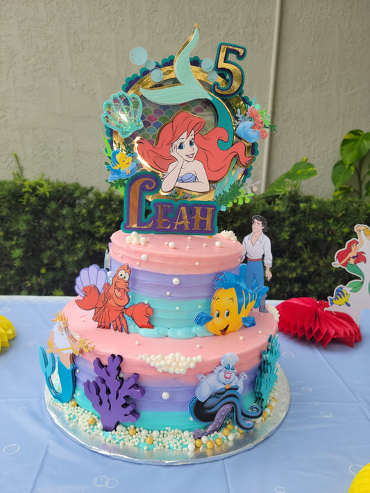 Ariel La Sirenita Cake topper